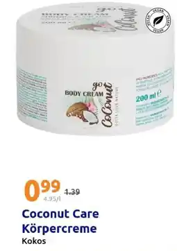 Action Coconut Care Körpercreme Angebot