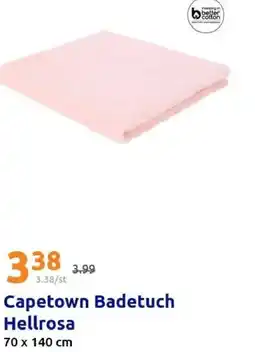 Action Capetown Badetuch Hellrosa Angebot