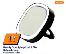 Action Beauty Star Spiegel mit LED- Beleuchtung Angebot