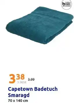 Action Capetown Badetuch Smaragd Angebot