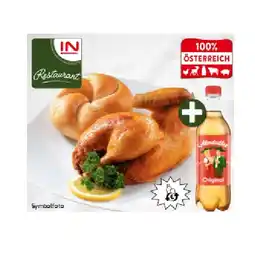 Interspar 1/2 Grillhendl mit einer Bio-Semmel + Almdudler 0,5-Liter-PET INTERSPAR Angebot