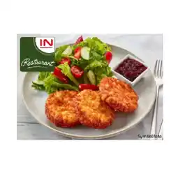 Interspar Knusprige Käsespätzle-Laibchen mit Blattsalat und Preiselbeeren INTERSPAR Angebot