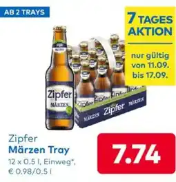 T&G Zipfer Märzen Tray Angebot