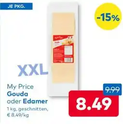 T&G My Price Gouda oder Edamer Angebot
