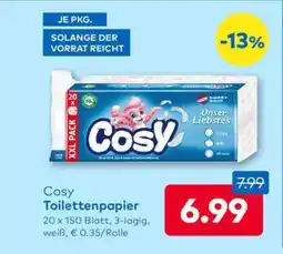 T&G Cosy Toilettenpapier Angebot