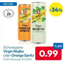 T&G Schweppes Virgin Mojito Angebot