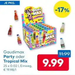 T&G Gaudimax Party oder Tropical Mix Angebot