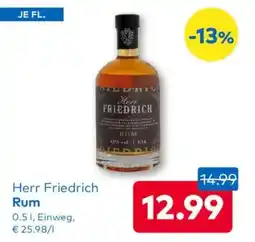 T&G Herr Friedrich Rum Angebot