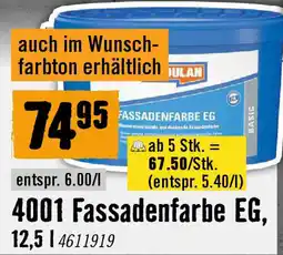 Hornbach Modulan 4001 fassadenfarbe eg, Angebot