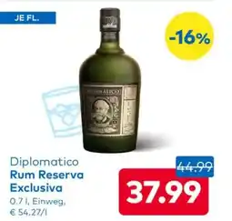 T&G Diplomatico Rum Reserva Exclusiva Angebot