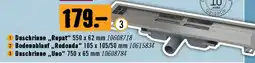 Hornbach Duschrin Uno 750 x 65 mm Angebot