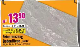 Hornbach Feinsteinzeug bodenfliese imola 30.5 x 61.3 x 0.7 cm Angebot