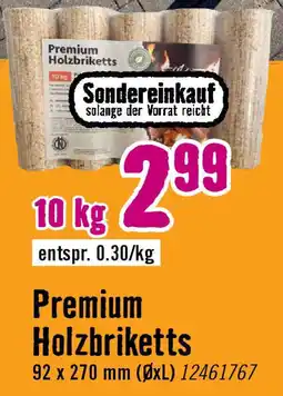 Hornbach Premium-Holzbriketts Alpen Briketts Angebot