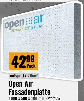Hornbach Open Air Fassadenplatte Angebot
