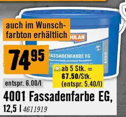 Hornbach 4001 Fassadenfarbe EG, Angebot