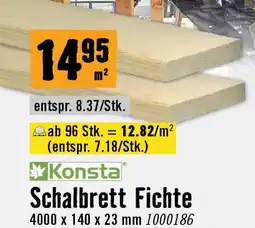 Hornbach Schalbrett Fichte Angebot