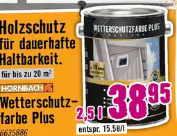 Hornbach Wetterschutz- farbe Plus Angebot