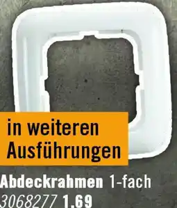 Hornbach Abdeckrahmen 1-fach Angebot