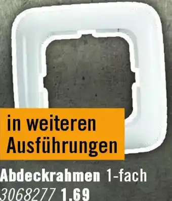 Hornbach Abdeckrahmen 1-fach Angebot