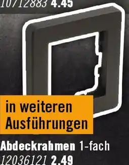 Hornbach Abdeckrahmen 1-fach Angebot
