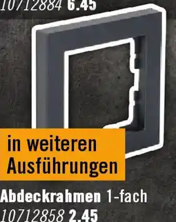Hornbach Abdeckrahmen 1-fach Angebot