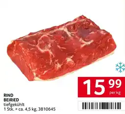 Transgourmet Rind beiried tiefgekühlt Angebot