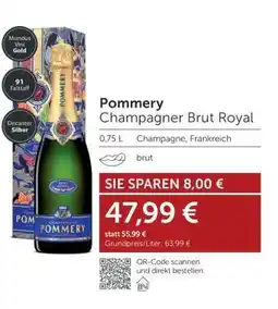 Interspar Pommery Champagner Brut Royal Angebot