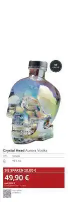 Interspar Crystal Head Aurora Vodka Angebot