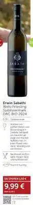 Interspar Erwin Sabathi Welschriesling Südsteiermark DAC BIO 2024 Angebot