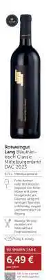 Interspar Rotweingut Lang Blaufränkisch Classic Mittelburgenland DAC 2023 Angebot