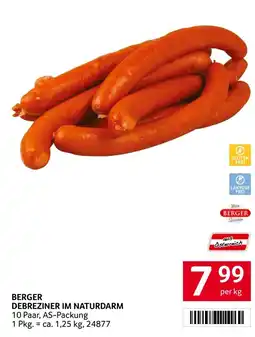 Transgourmet Berger debreziner im naturdarm Angebot