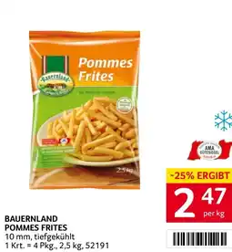 Transgourmet Bauernland pommes frites Angebot