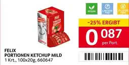 Transgourmet Felix portionen ketchup mild Angebot