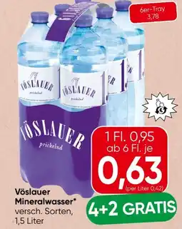 Spar Vöslauer Mineralwasser Angebot