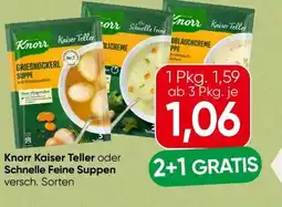 Spar Knorr Kaiser Teller-Suppen Angebot