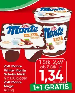 Spar Zott Monte White Angebot