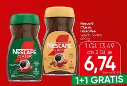 Spar Nescafé Classic Löskaffee Angebot