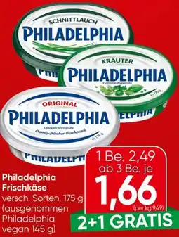 Spar Kraft Philadelphia Frischkäse Angebot