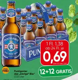 Spar Puntigamer Das Bierige Bier Angebot