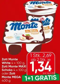 Eurospar Zott Monte White Angebot