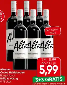 Eurospar Weingut Allacher Cuvée Heideboden Angebot