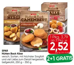 Eurospar Spar Hütten Back Käse Angebot