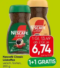 Eurospar Nescafé Classic Löskaffee Angebot