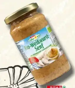 Interspar Spar Natur pur Bio-Weißwurst-Senf Angebot