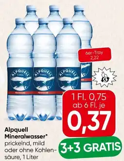Spar Alpquell Mineralwasser Angebot