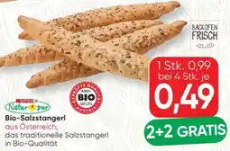 SPAR Gourmet Spar Natur pur Bio-Salzstangerl Angebot