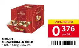 Transgourmet Mirabell mozartkugeln 100er Angebot