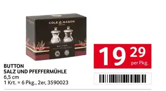 Transgourmet Button salz und pfeffermühle Angebot