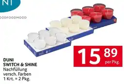 Transgourmet Duni switch & shine nachfüllung versch. farben Angebot
