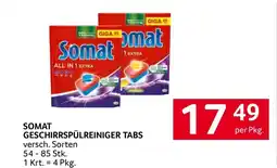 Transgourmet Somat geschirrspülreiniger tabs Angebot